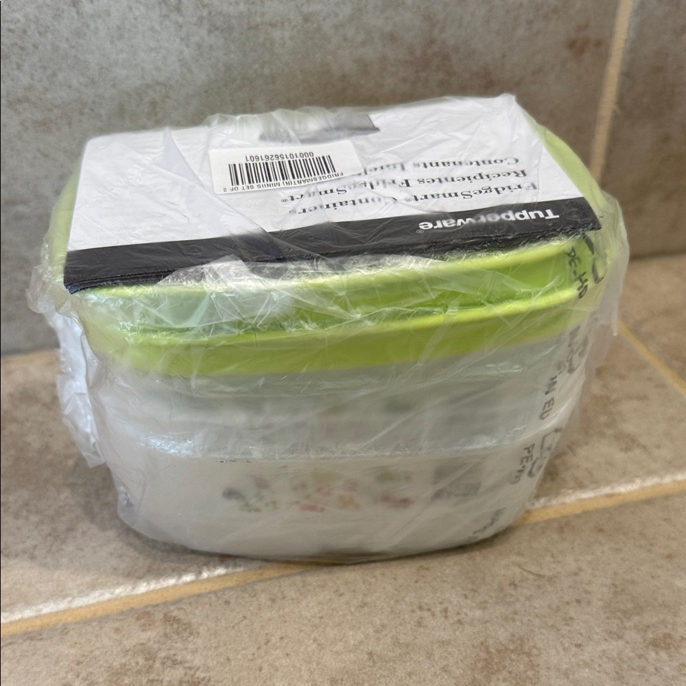 Tupperware Lime Green Storage Container